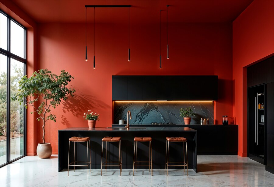 luxury modern kitchen